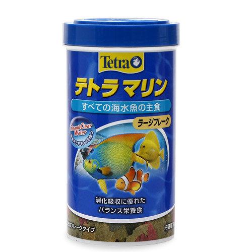 テトラマリン　ラージフレーク　８０ｇ　海水魚　餌　中型サイズの海水魚に最適