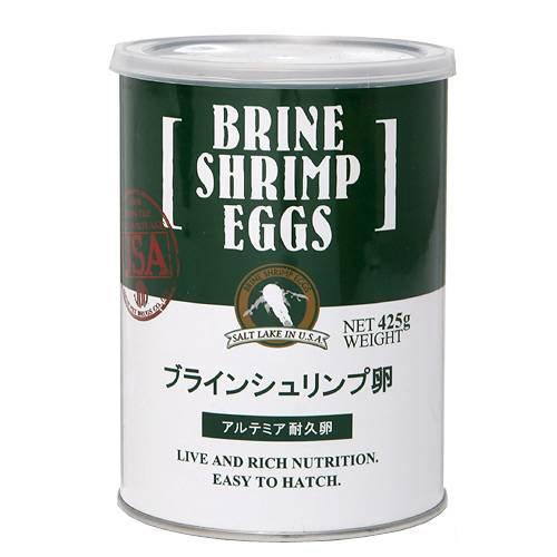 日本動物薬品　ニチドウ　ブラインシュリンプエッグス　４２５ｇ　缶入り　ソルトレイク産　卵