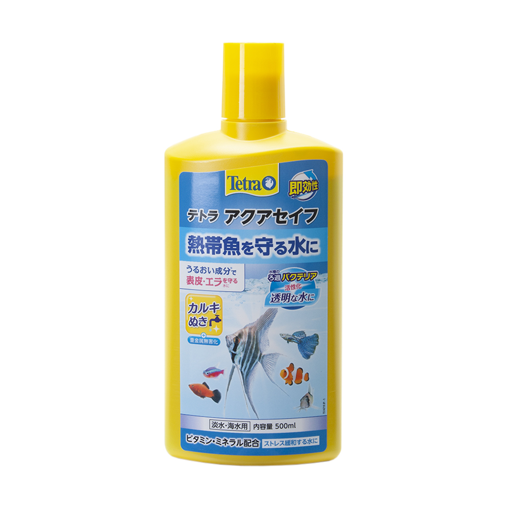 テトラ　アクアセイフ　５００ｍｌ　ビタミン　粘膜保護剤入　カルキ抜き　水質調整剤