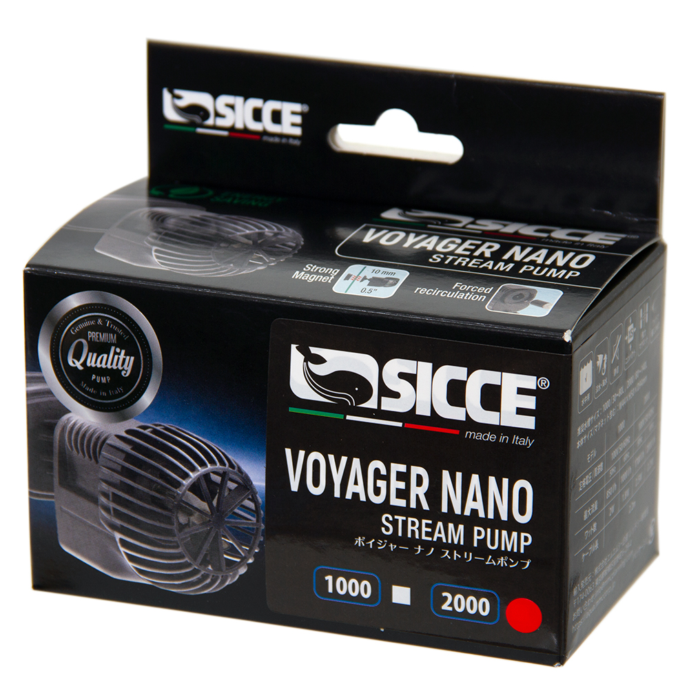 ＳＩＣＣＥ　水流ポンプ　ＶＯＹＡＧＥＲ　ＮＡＮＯ　ＳＴＲＥＡＭ　ＰＵＭＰ２０００　１７００Ｌ／Ｈ　ウェーブポンプ