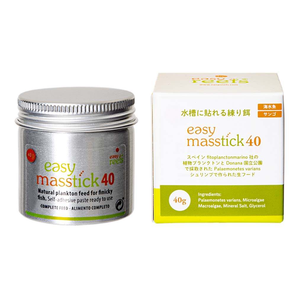 ｅａｓｙ　ｒｅｅｆｓ　ＥａｓｙＭａｓｓｔｉｃｋ　４０ｇ　貼り付ける餌　植物プランクトン　エビ配合