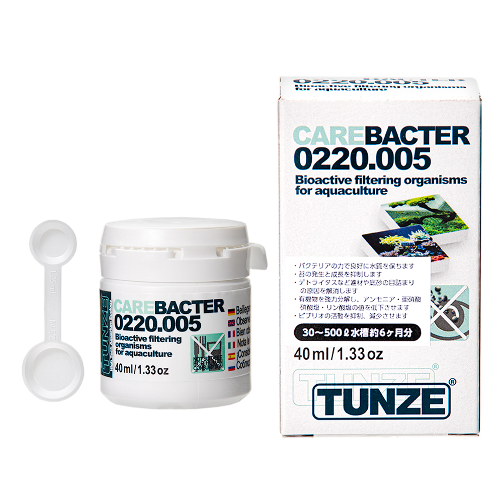 ＴＵＮＺＥ　ＣＡＲＥ　ＢＡＣＴＥＲ　４０ｍｌ　淡水・海水両用　バクテリア　ビブリオ対策