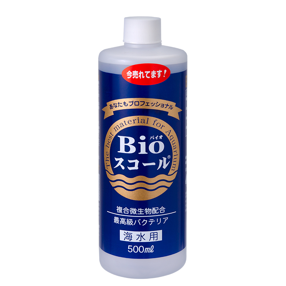 Ｂｉｏスコール　海水用　５００ｍｌ　バクテリア　アンモニア・亜硝酸・有機物　分解