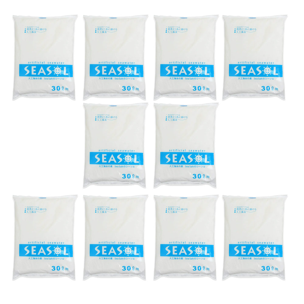 人工海水　人工海水の素　ＳＥＡ　ＳＡＬＴ　シーソル　３０Ｌ用×１０