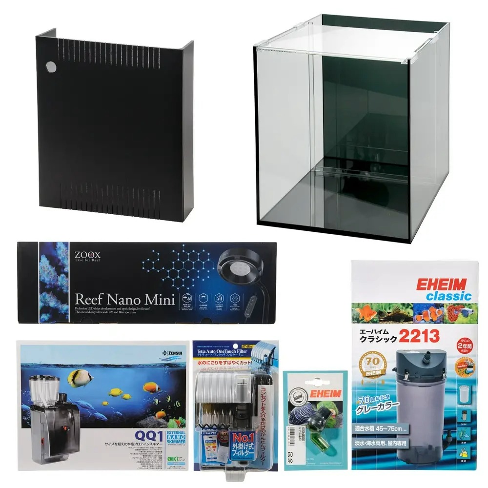 ガラス水槽　アクロ３０Ｈノーマル　背面セパレータｖｅｒｓｉｏｎ１．０　外部式フィルターシステム水槽セット　２個口