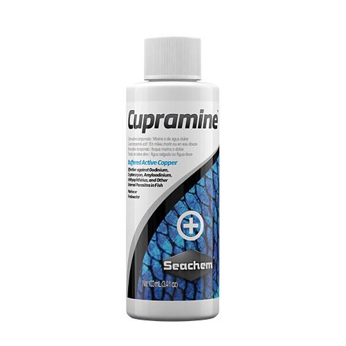 Ｓｅａｃｈｅｍ　シーケム　キュプラミン　Ｃｕｐｒａｍｉｎｅ　１００ｍｌ　淡水・海水用　銅　添加剤