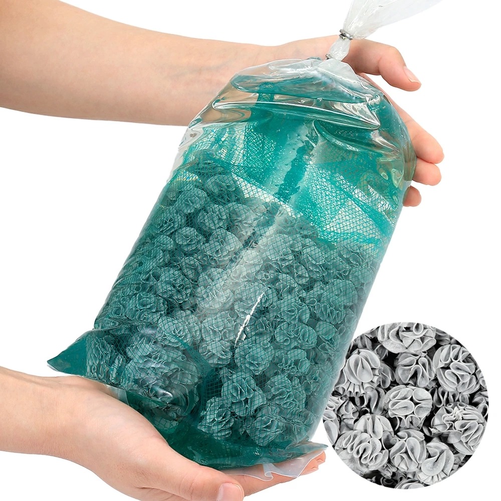 （海水魚）ろ材　海水用　フジノスパイラル　１リットル（バクテリア付き）　北海道航空便要保温