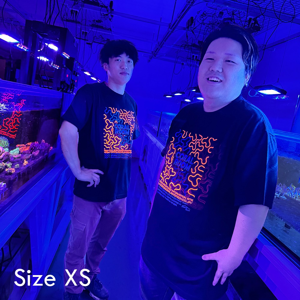 ＣＯＲＡＬ　ＲＯＯＭ　脳サンゴ蛍光　Ｔシャツ　ＸＳ