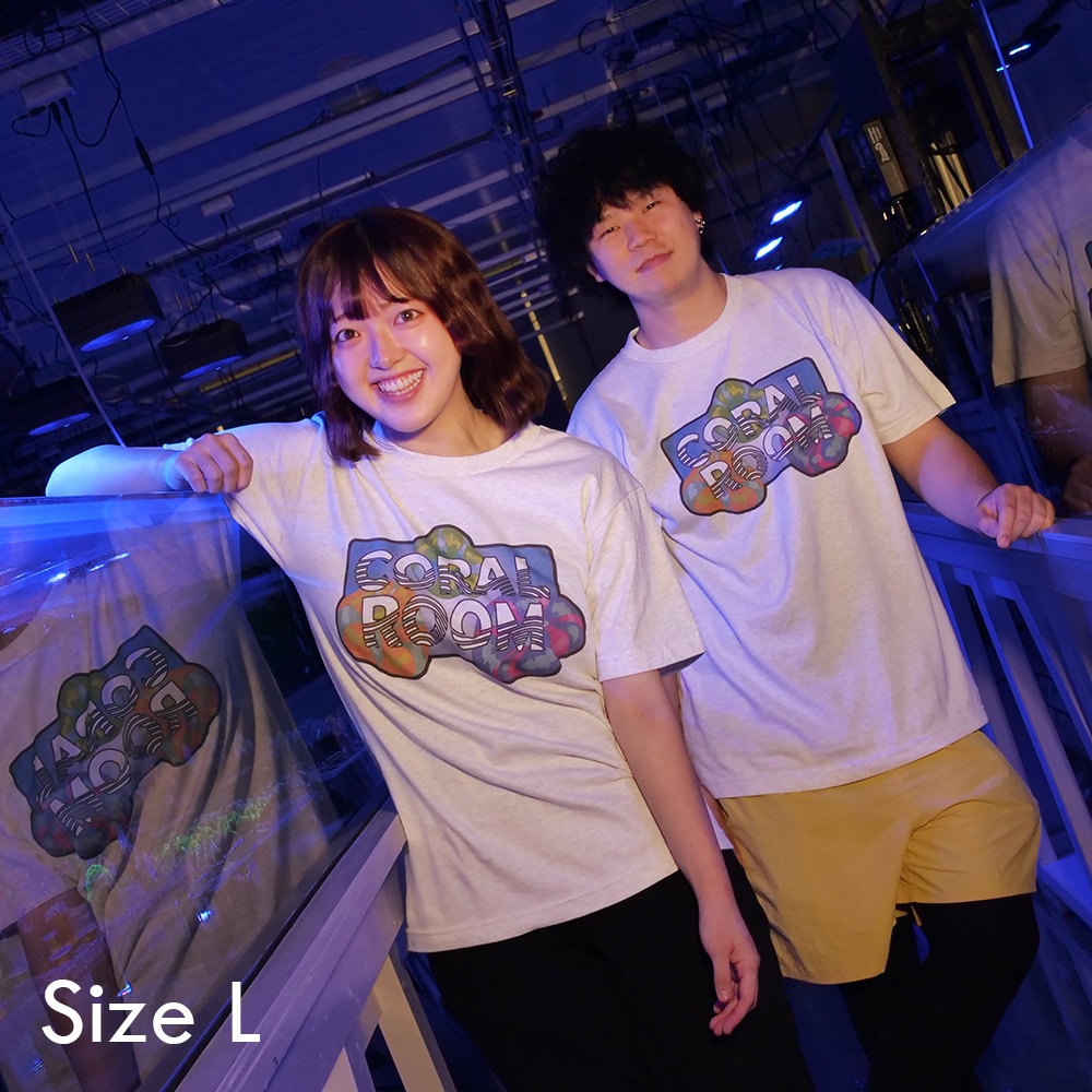 ＣＯＲＡＬ　ＲＯＯＭ　スコリミアロゴ　アッシュ　Ｔシャツ　Ｌ