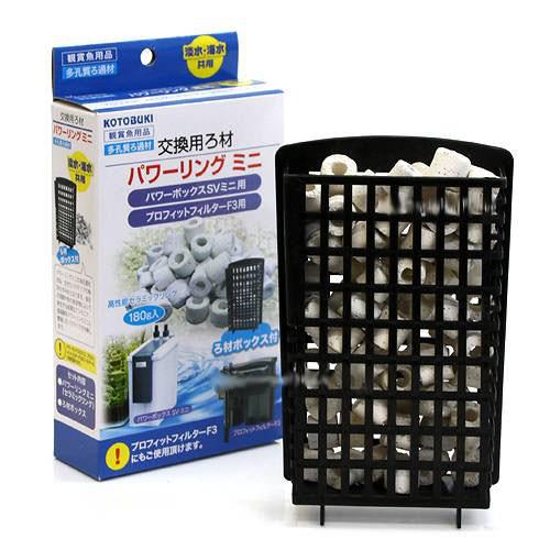 コトブキ工芸　パワーリングミニ（ろ材ボックス付）　１８０ｇ　パワーボックス　ＳＶ２４０Ｘ用